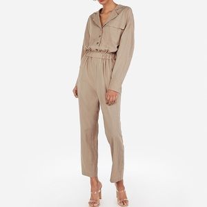 Express x Olivia Culpo Utility Jumpsuit